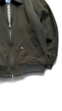 Vintage Burberry Blouson 90s Wolle Dunkelbraun/-grün M-L