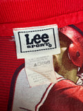 Vintage Lee Sportswear Shirt 90s "Big Daddy Vladdy" MLB Vladimir Guerrero Jr. Los Angeles Angels Rot XXL