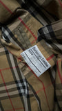 Vintage Burberry Trenchcoat Nova Check Double-Breasted Beige (Exlong) 54