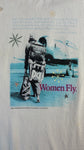 Vintage Gildan T-Shirt 2000 Women Fly Weiß S