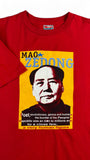 Vintage Ice Blue Tattoo T-Shirt 90s Mao Zedong "Made in Hell" Single Stitch Rot L-XL