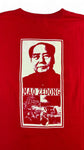 Vintage Ice Blue Tattoo T-Shirt 90s Mao Zedong "Made in Hell" Single Stitch Rot L-XL