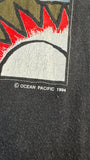 Vintage Ocean Pacific T-Shirt 1994 Made In Panama Single Stitch Schwarz L