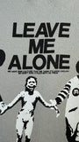 Freak T-Shirt 00s „Napalm Girl“ "Leave Me Alone" Grau L