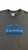 Vintage Porn Star T-Shirt 00s Midnight Athletics Made in USA Grau L