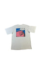 Sunrise T-Shirt 90s "I Love Melone" Comic Print Weiß Single Stitch XL