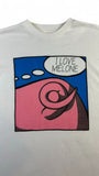 Sunrise T-Shirt 90s "I Love Melone" Comic Print Weiß Single Stitch XL