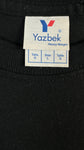 Yazbek T-Shirt 00s "I Support Single Moms Puerto Vallarta" Print Schwarz L