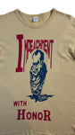 Vintage Dubble Works T-Shirt 90s Japanese Repro Nixon "Impeachment with Honor" Single Stitch Gelb S