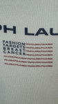 Vintage Polo Sport Ralph Lauren Ringer T-Shirt 1996 "Fashion Targets Breast Cancer" Made In USA Weiß S