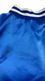 Vintage Hilton Satin Bomberjacke 90s St. Ann's Cherokees Made In USA Blau XL