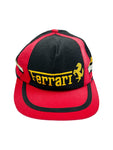 Vintage Ferrari Cap Schwarz Rot