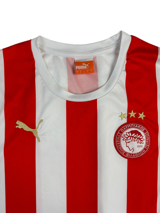 Puma Trikot Olympiacos OFC Gestreift Rot Weiß L