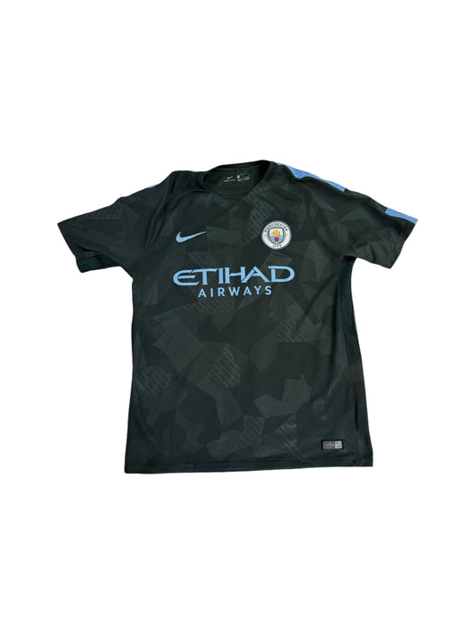 Nike Trikot Manchester 2017/18 Etihad Airways Agüero #10 Schwarz M