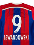 Adidas Trikot Bayern München 2014/15 #9 Lewandowski Rot Blau M