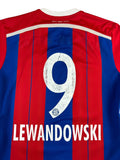 Adidas Trikot Bayern München 2014/15 #9 Lewandowski Rot Blau M