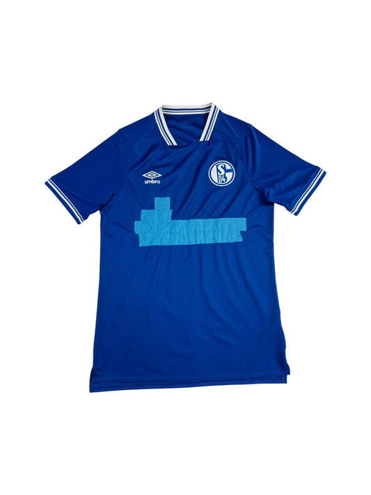 Umbro Trikot Schalke 04 2020/21 Gazprom Sponsor Abgeklebt Blau M