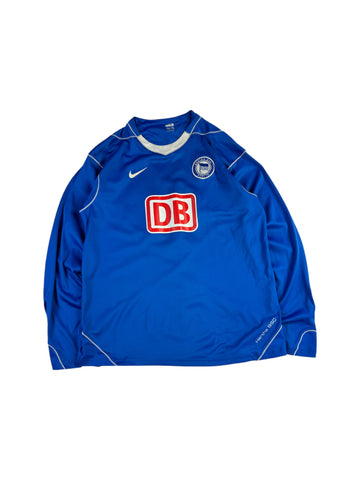 Nike Trikot Langarm Hertha Berlin 2007/08 DB Blau XL