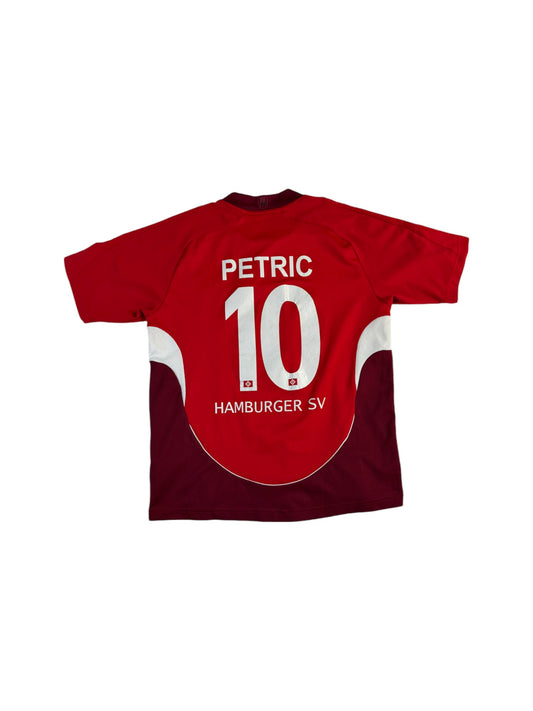 Adidas Trikot HSV 2008/10 #10 PetricHamburg Fly Emirates Rot Kids 164