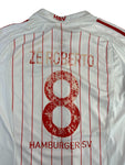 Adidas Trikot HSV 2007/08 Zé Roberto #8 Weiß Rot XL-XXL