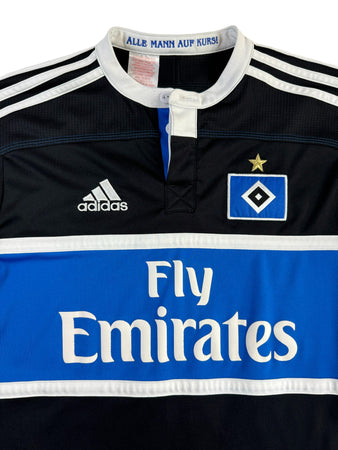 Adidas Trikot HSV 2011 Fly Emirates #7 Jansen Schwarz Kids 176