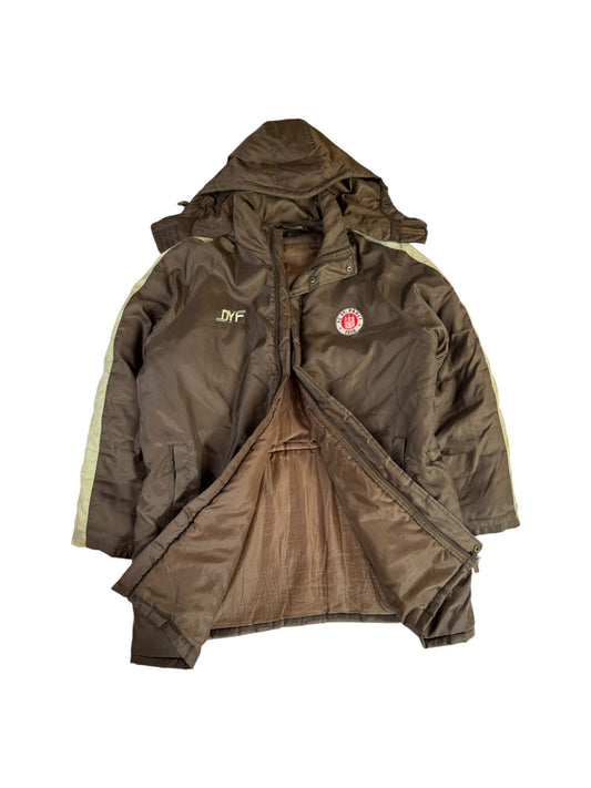 DYF Parka Mit Kapuze Und Kordel ST. Pauli Braun XL