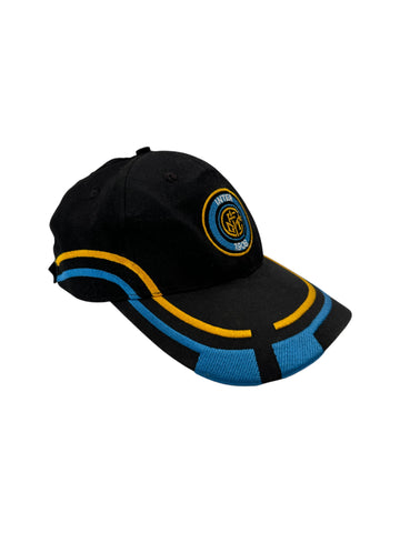 Vintage Inter Milan Cap Schwarz Blau One Size