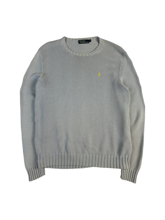 Ralph Lauren Strickpullover Rundhals Hellblau M