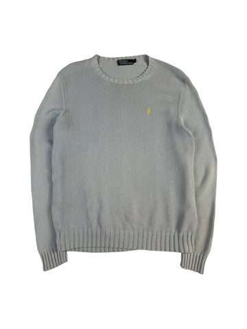 Ralph Lauren Strickpullover Rundhals Hellblau M