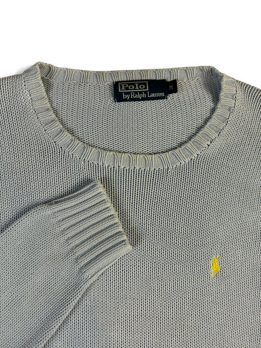 Ralph Lauren Strickpullover Rundhals Hellblau M