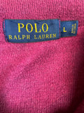 Ralph Lauren Strickpullover Basic Quarter Zip Troyer Lila/Pinkt L