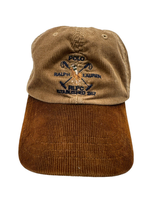 Ralph Lauren Cap Cord Crest Logo Braun Boys 8-20