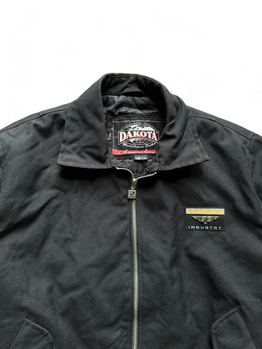 Vintage Dakota Industry Blouson 90s Mit Harley Davidson Patches Schwarz XXL