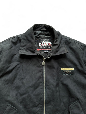 Vintage Dakota Industry Blouson 90s Mit Harley Davidson Patches Schwarz XXL