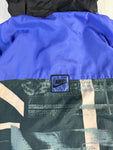 Vintage Nike Windbreaker Late 80s/Early 90s Halfzip Mit Brusttasche Lila/Blau XXL