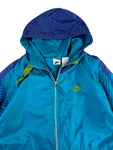 Vintage Nike Sportjacke 90s Mit Kapuze "JUST DO IT" Blau/Lila XS