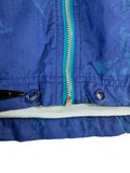 Vintage Nike Sportjacke 90s Mit Kapuze "JUST DO IT" Blau/Lila XS