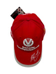 Michael Schumacher Cap 2005 DVAG Ferrari Sponser Formula 1 Deadstock Neu Mit Etikett Rot One Size