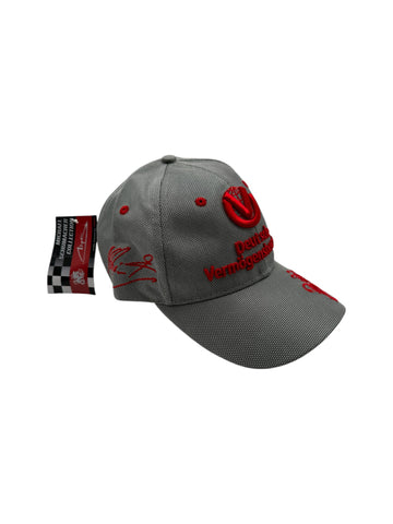 Michael Schumacher Cap 2010 Formel 1 #3 DAVG Silber Rot Deadstock Neu Mit Etikett One Size