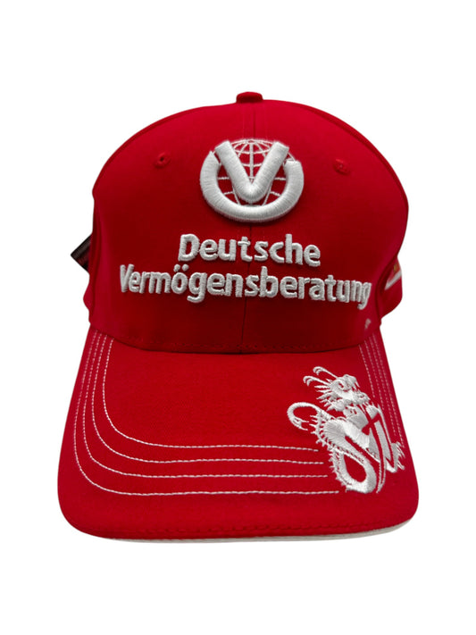 Ferrari Cap 2006 Michael Schuhmacher DVAG Deadstock Neu Mit Etikett Rot One Size