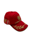 Michael Schuhmacher Cap 2001 4 Times Champion Formel 1 Rot DVAG Rot Gold One Size