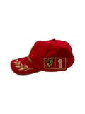 Michael Schuhmacher Cap 2001 4 Times Champion Formel 1 Rot DVAG Rot Gold One Size