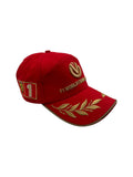 Michael Schuhmacher Cap 2001 4 Times Champion Formel 1 Rot DVAG Rot Gold One Size