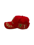 Michael Schuhmacher Cap 2001 4 Times Champion Formel 1 Rot DVAG Rot Gold One Size