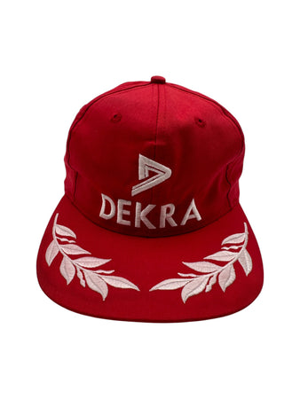 Vintage DEKRA Motorsport Cap 90s Rot One Size