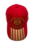 Michael Schumacher Cap 2003 F1 World Champion 6-times Ferrari Formula One Rot Gold One Size