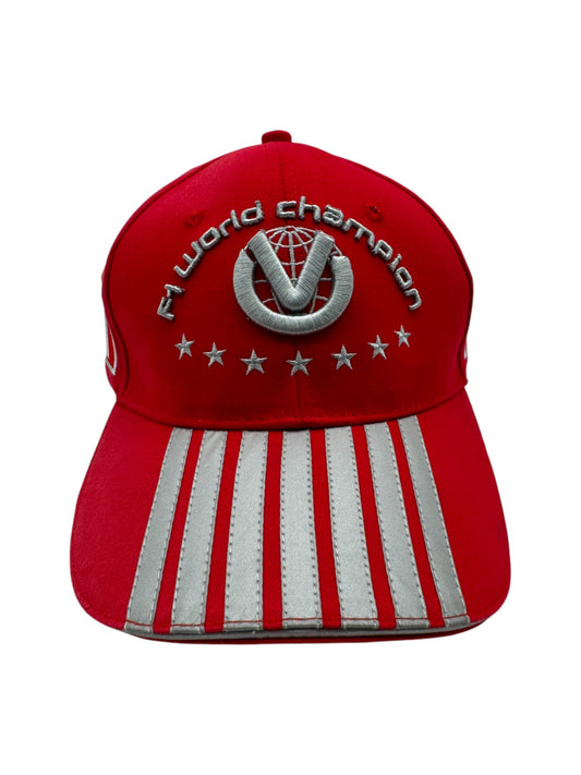 Michael Schumacher Cap 7-fach F1 Weltmeister Ferrari Formel 1 Rot One Size