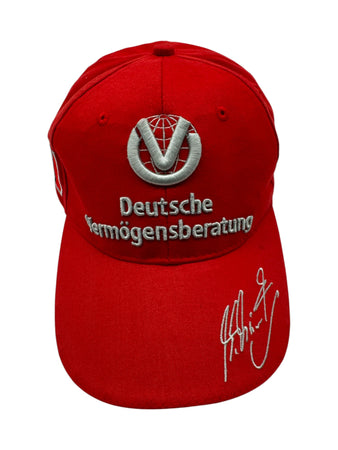 Michael Schumacher Cap 2001 F1 Weltmeister DVAG Formel 1 Rot One Size