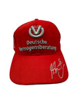 Michael Schumacher Cap 2001 F1 Weltmeister DVAG Formel 1 Rot One Size