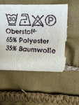 Vintage Cargopants 80s Covertible Abnehmbare Durchsichtige Tasche Braun M-L